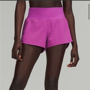 COPY - Lululemon Speed Up Short, Vivid Magenta